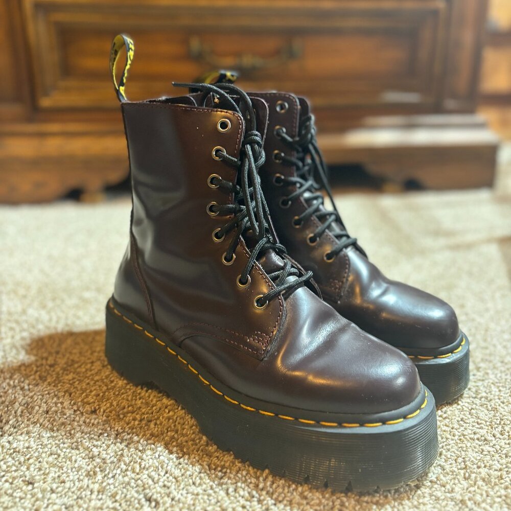 Dr. Marten’s Jadon Burgundy Women’s Boots